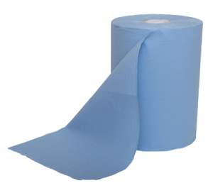 Tissue Putzrolle 2lg. blau Recycling